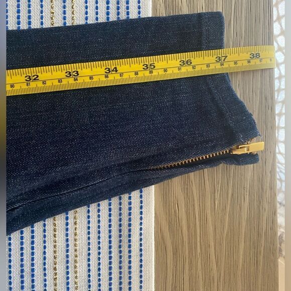joe’s jeans Legging  Womens Size Medium Dark Blue Ankle Zip - Picture 10 of 12